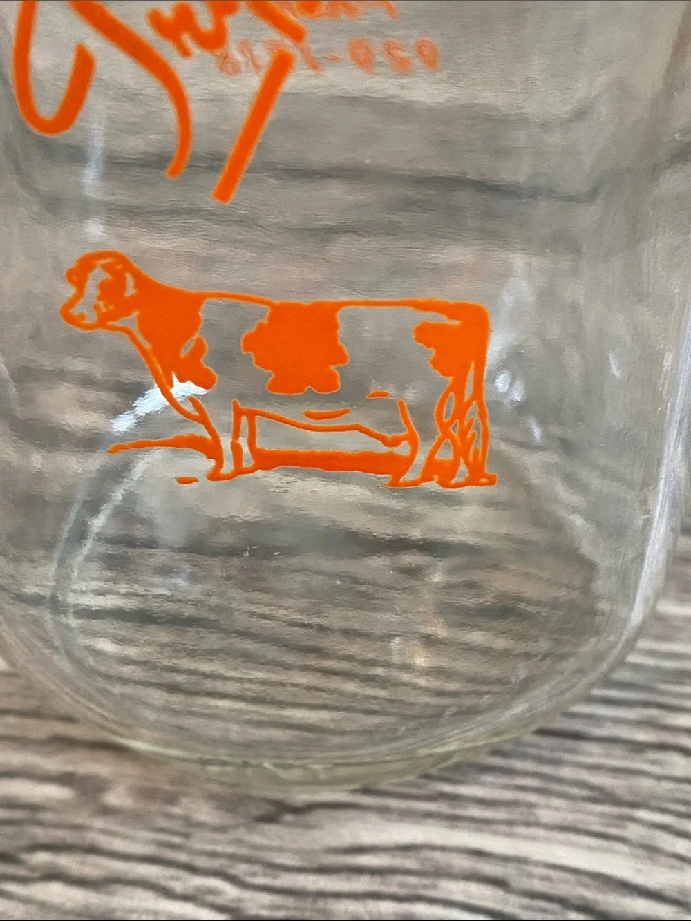 Mulenberg Dairy Pint Vintage Milk Bottle